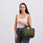 Bolsa Acolchada Amara - Verde Militar