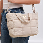 Bolsa Acolchada Amara - Beige