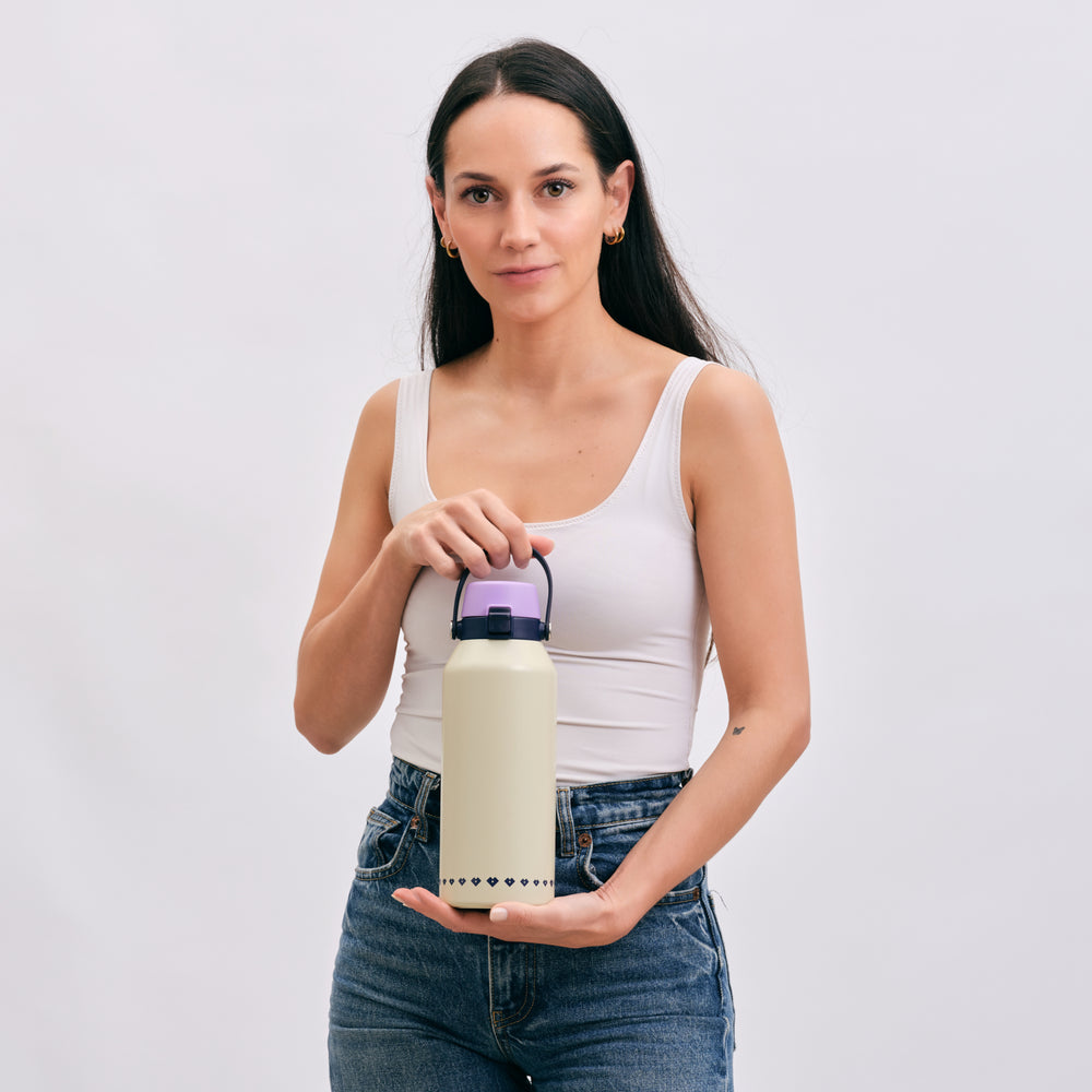 Termo de Acero Inoxidable Liza - Beige