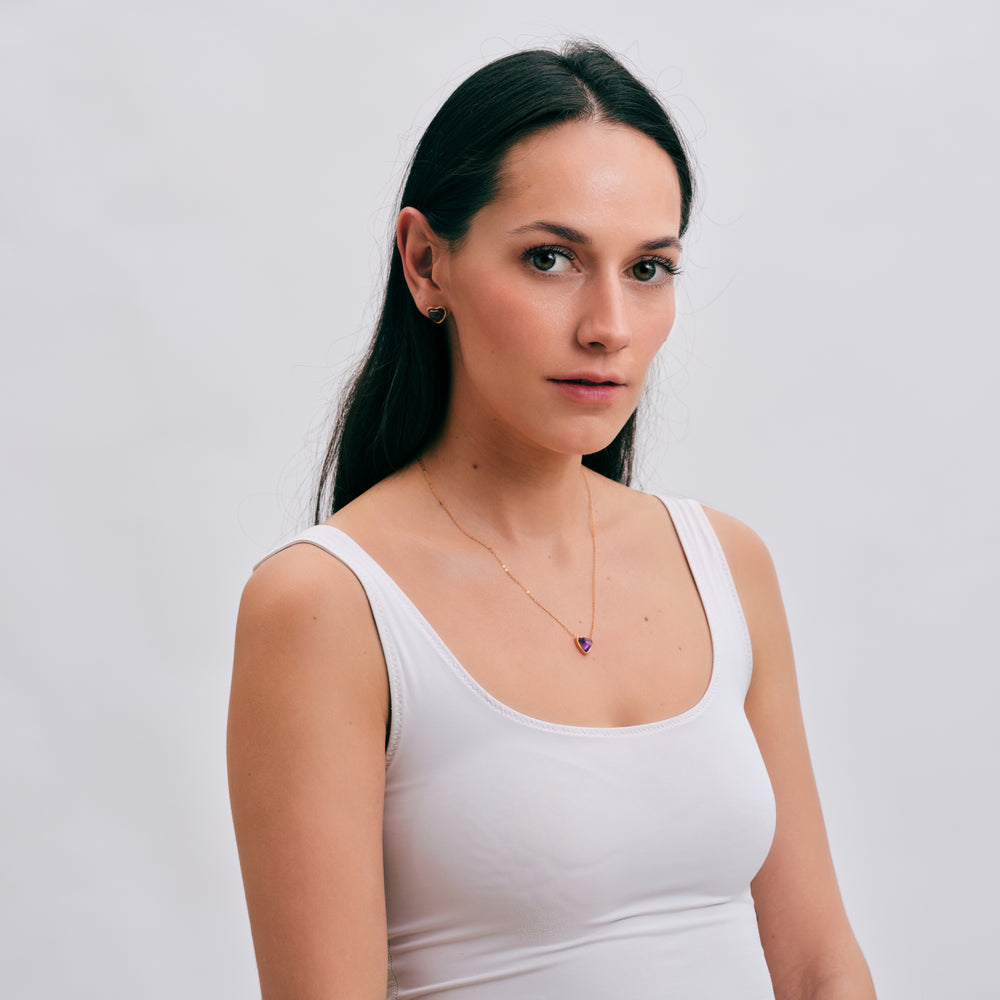 Set de Corazón Nadia - Amatista