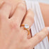 Anillo de Corazón Aida - Oro 9
