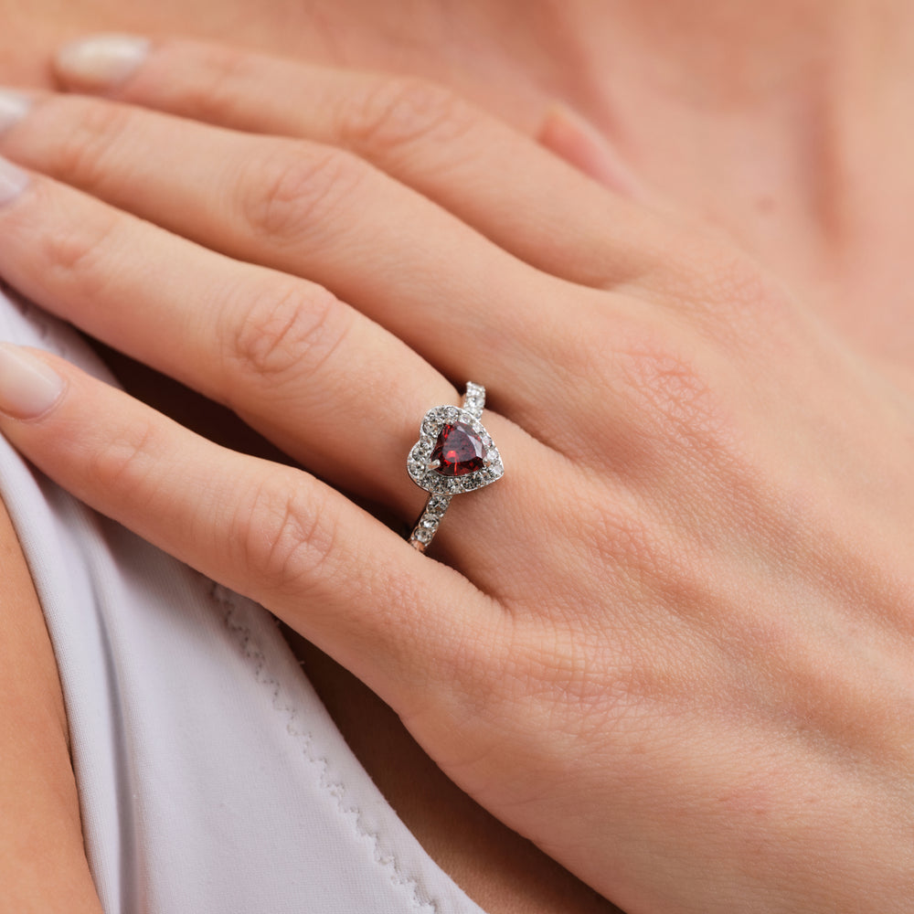 Anillo de Compromiso Amira - Rojo 6