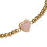 Pulsera de Corazón Nadia - Cuarzo Rosa