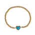 Pulsera de Corazón Nadia - Turquesa