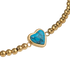 Pulsera de Corazón Nadia - Turquesa
