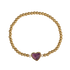 Pulsera de Corazón Nadia - Amatista