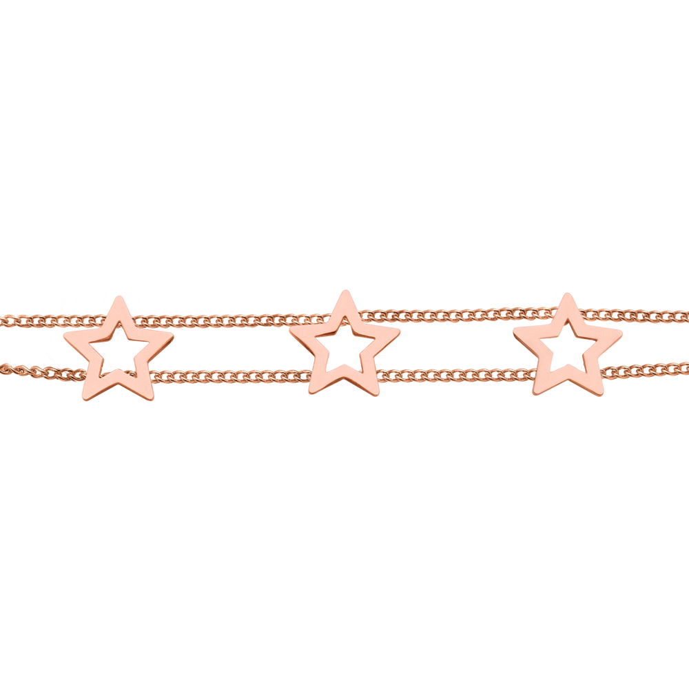 Pulsera Estrellas Sima - Oro Rosa