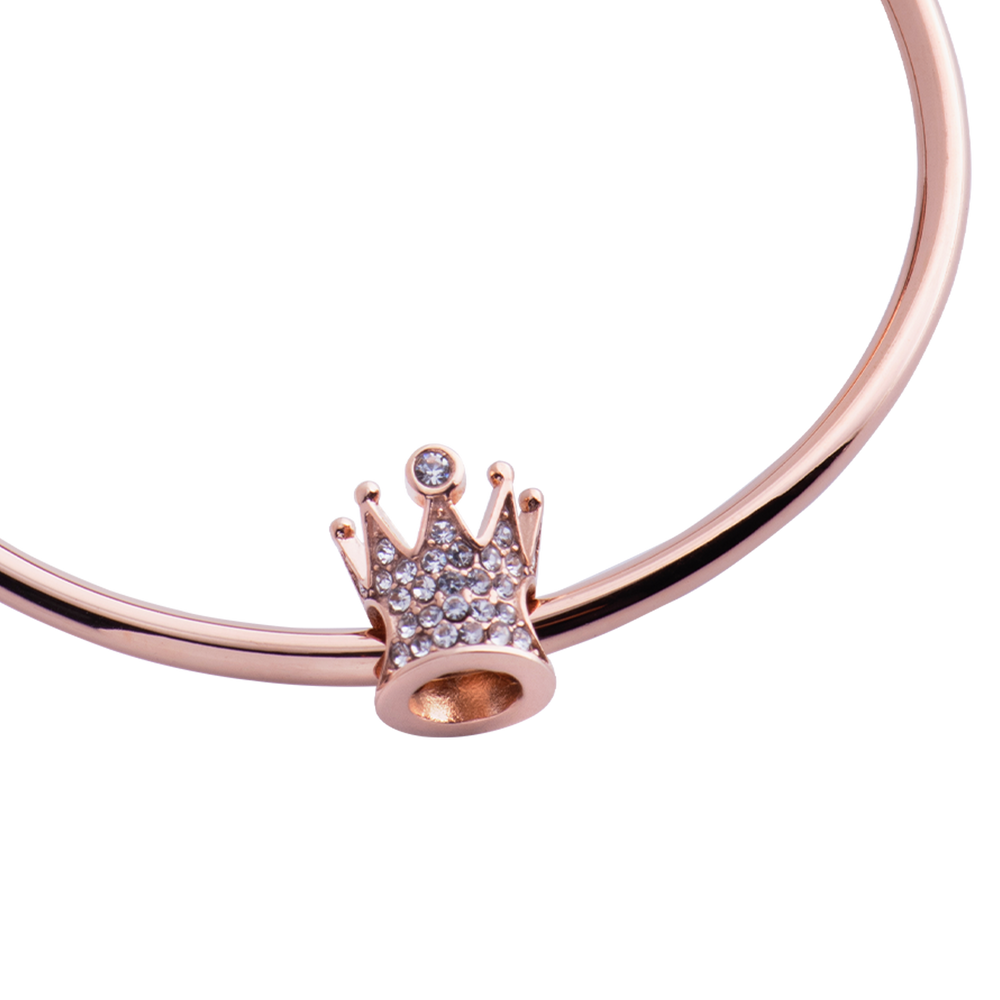 Charm de Corona Crown - Oro Rosa
