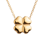 Collar Trébol Flora - Oro