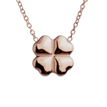 Collar Trébol Flora - Oro Rosa