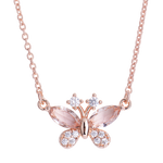 Collar Mariposa Gina - Oro Rosa