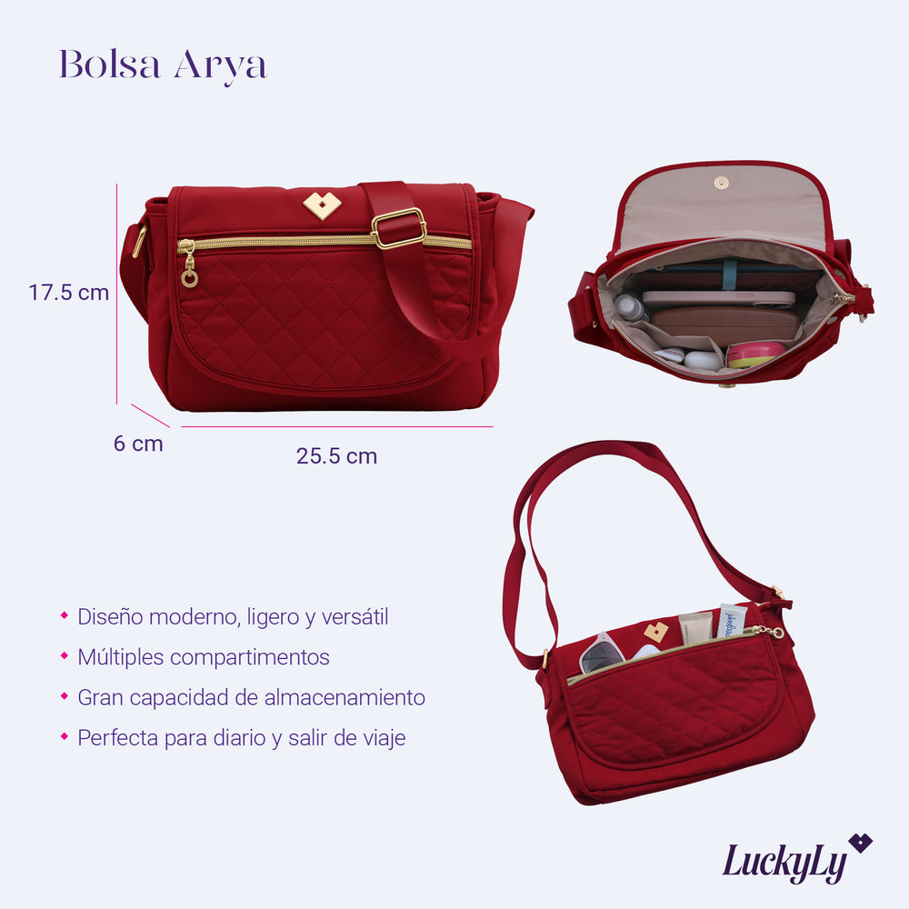 Bolsa Crossbody Arya - Rojo