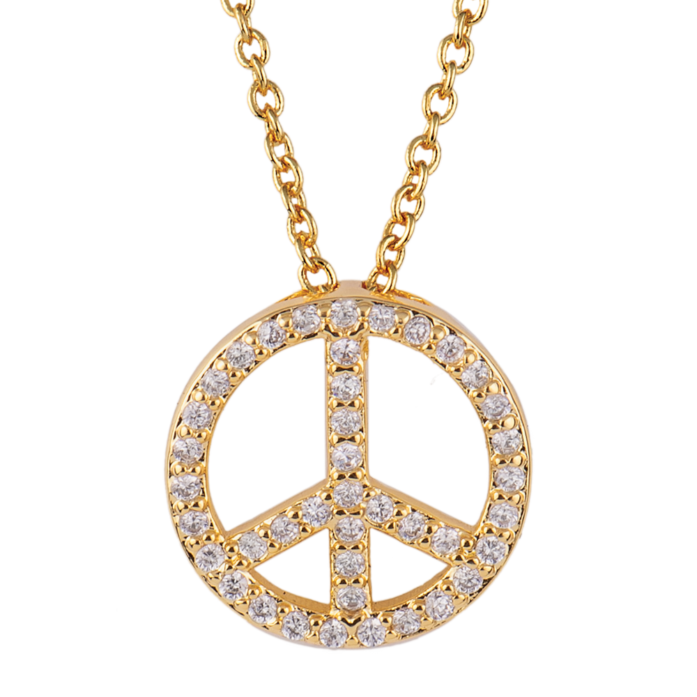 Collar Peace & Love - Oro