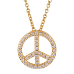 Collar Peace & Love - Oro